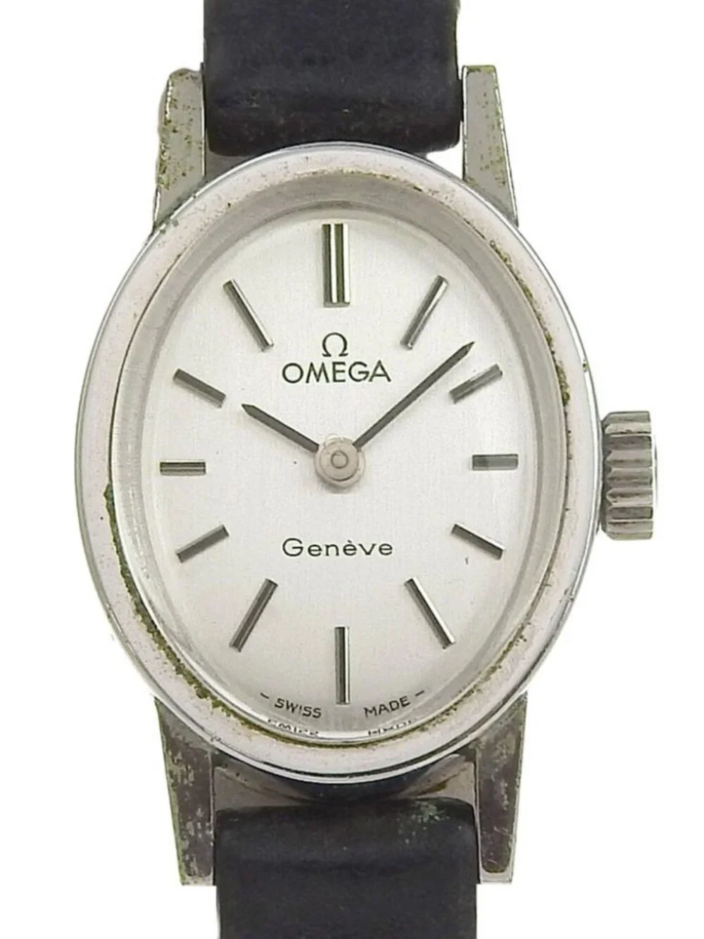 OMEGA Geneva Watches cal.485 SilverDial Stainless Steel Hand Winding Analo...